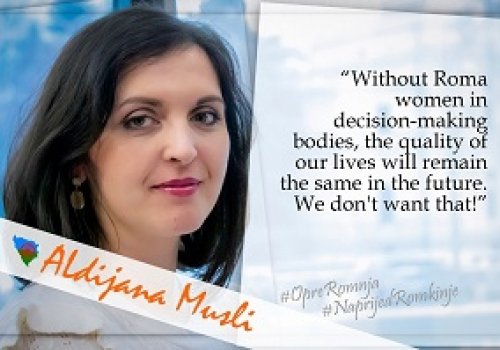 Without Roma women in decision-making bodies, the quality of our lives will remain the same in the future. We don't want that!
