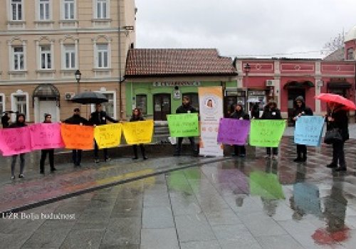 Street action in Tuzla on International Human Rights Day