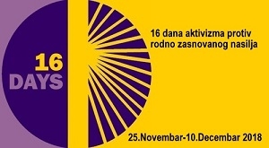 16 dana aktivizma protiv rodno zasnovanog nasilja