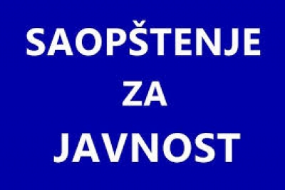 Saopštenje za javnost