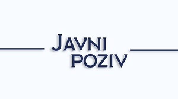 JAVNI POZIV za angažovanje  konsultanta/ice