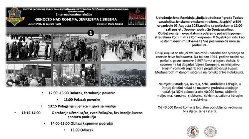Odavanje počasti žrtvama holokausta: Posjeta Spomen području Donja Gradina u znak sjećanja na stradale Romkinje i Rome u II Svjetskom ratu