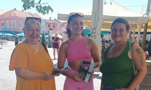 Održana ulična akcija povodom obilježavanja Svjetskog dana borbe protiv trgovine ljudima